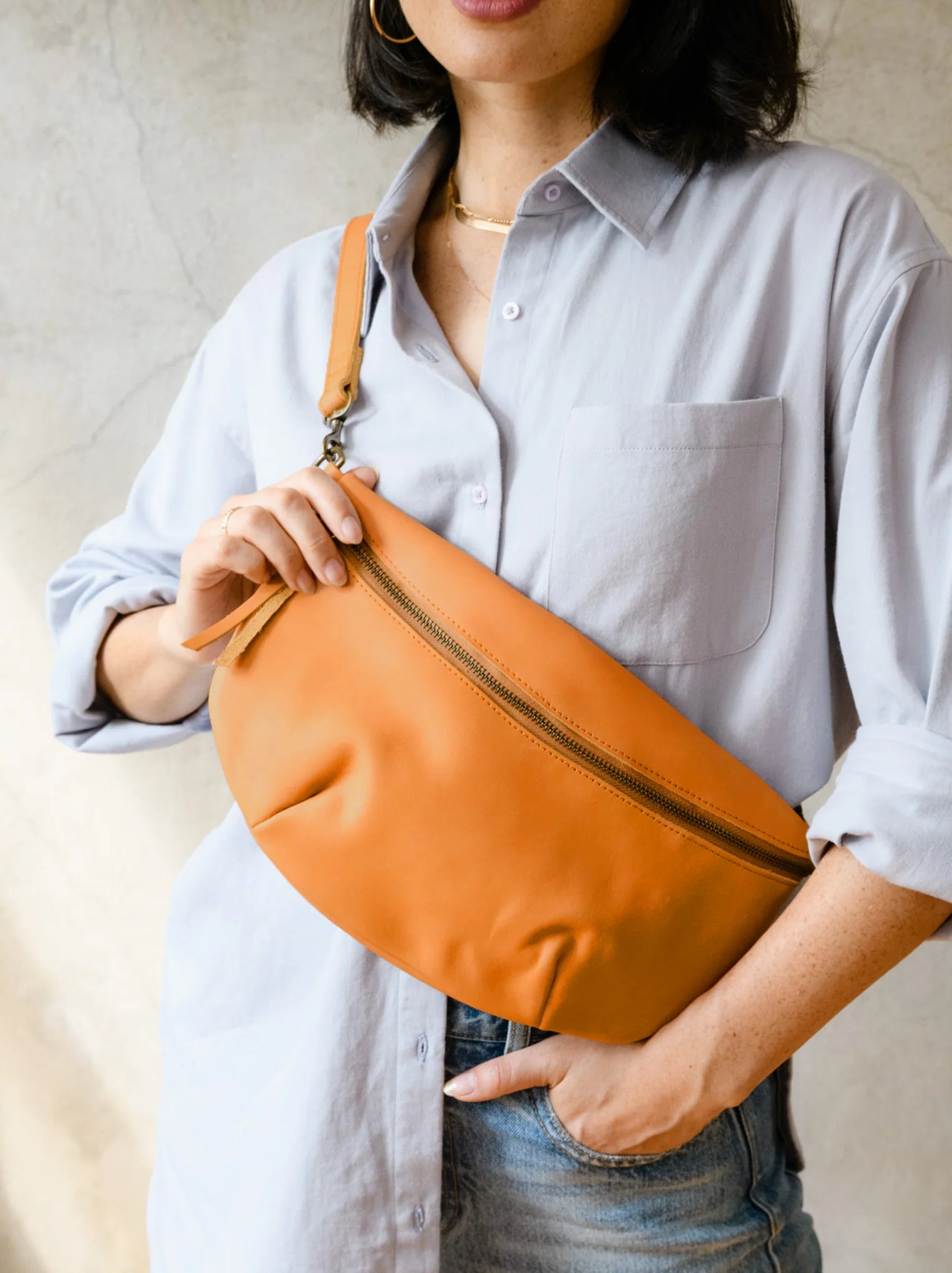 ABLE Berkeley Belt Bag - Cognac - SPARROW