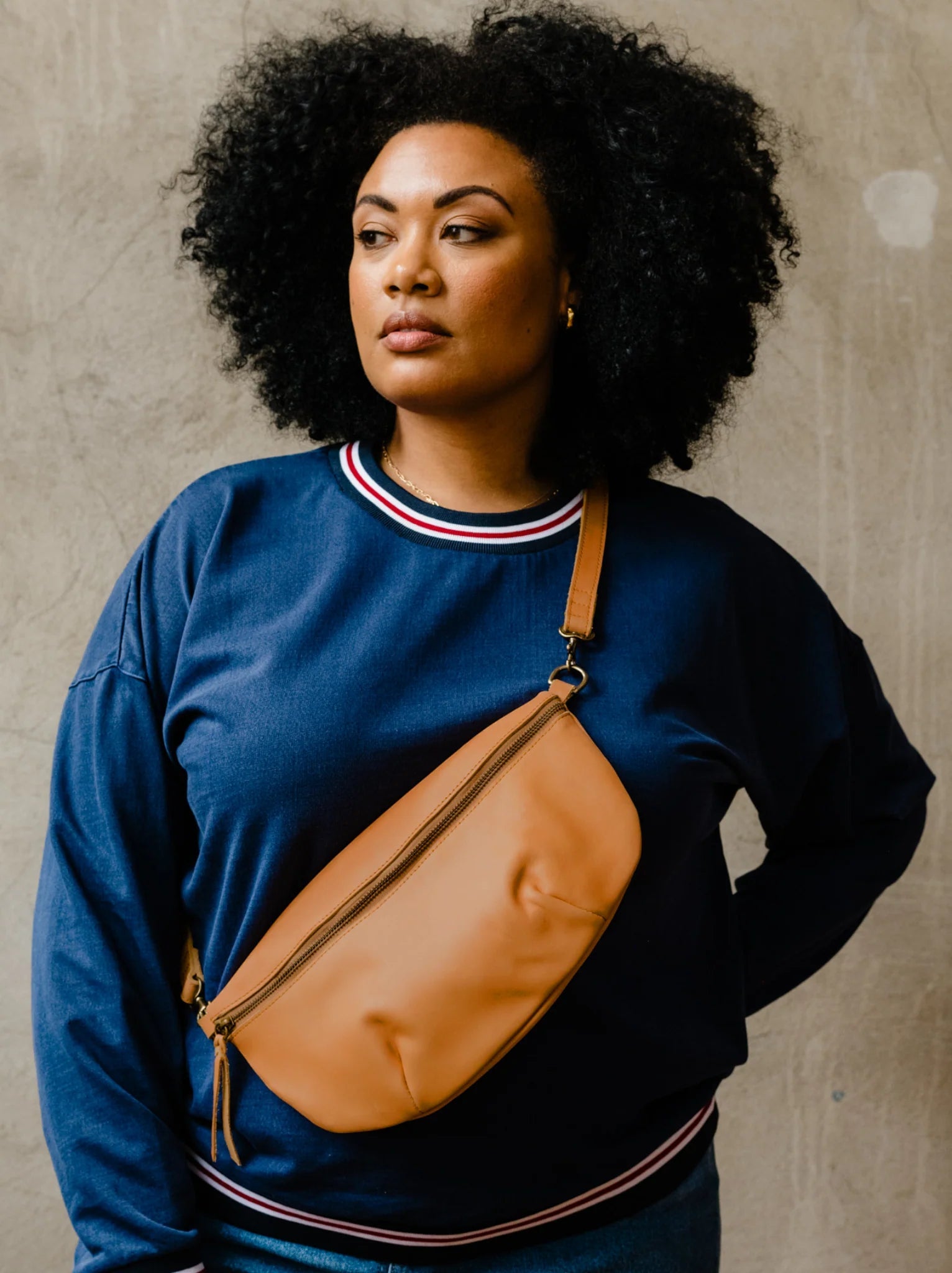 ABLE Berkeley Belt Bag - Cognac - SPARROW