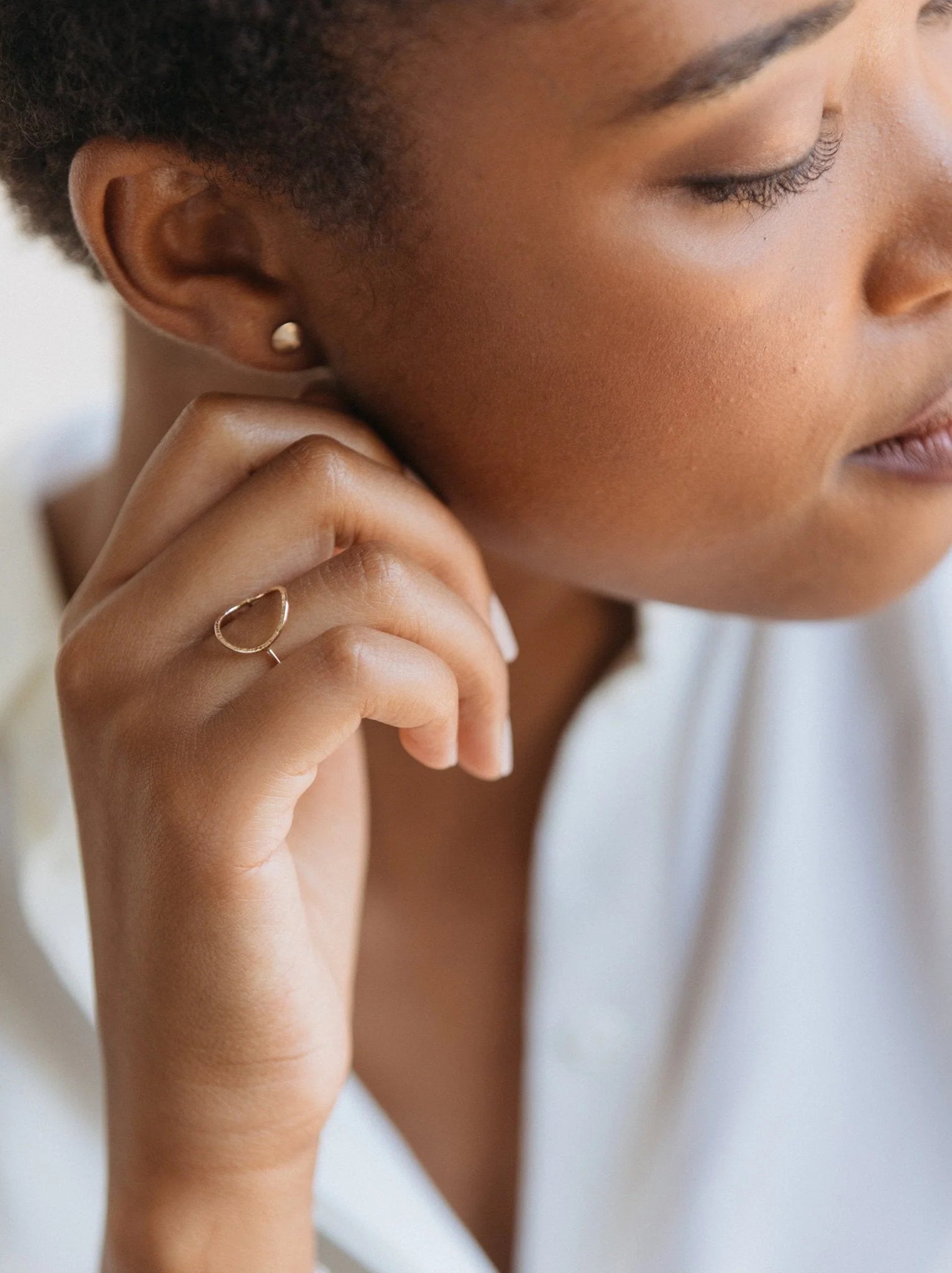 ABLE Circle Ring - gold filled - SPARROW