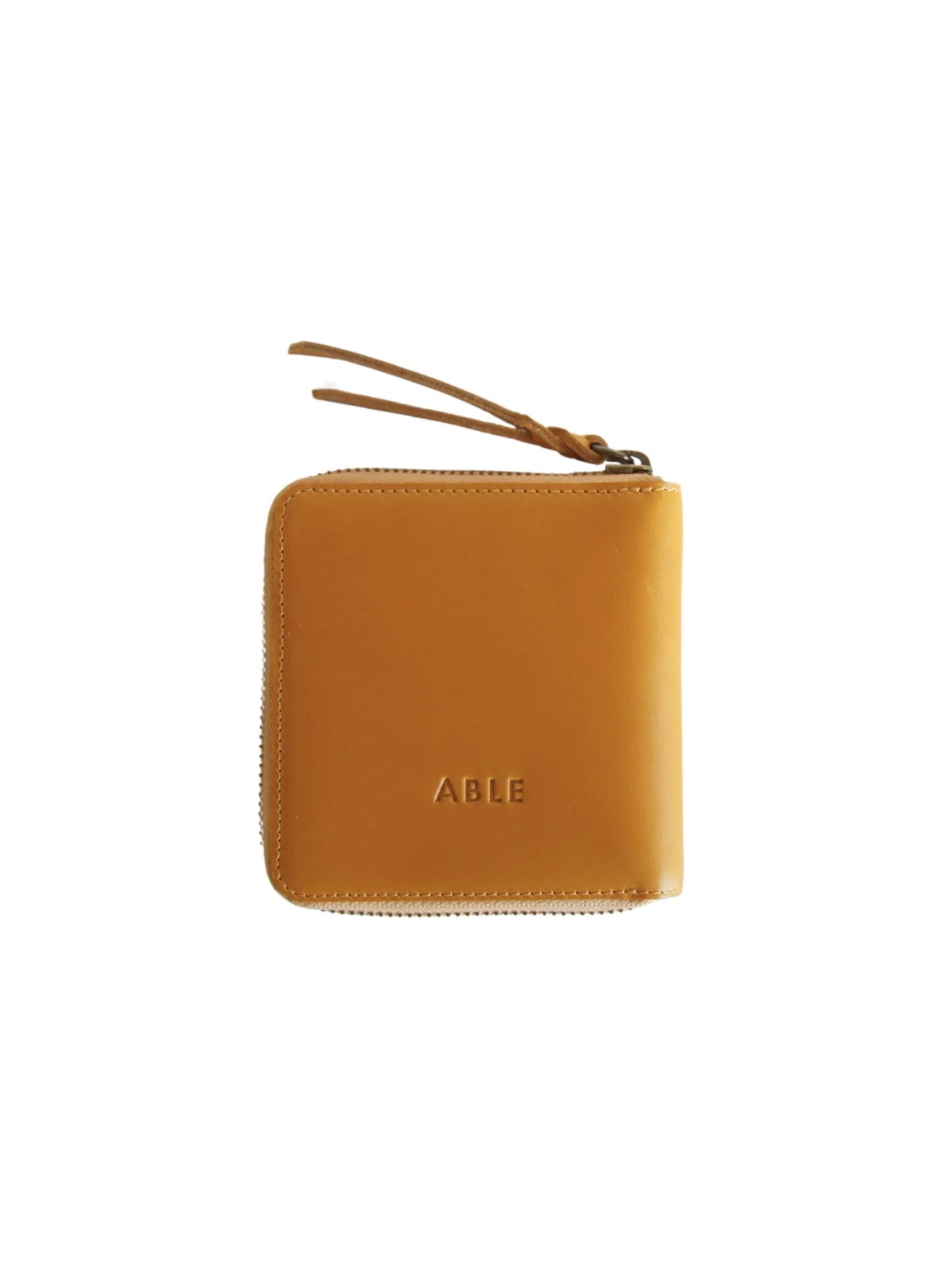 ABLE Helina Small Zip - Around Wallet - Cognac - SPARROW