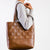 ABLE Mamuye Woven Tote - Whiskey - SPARROW