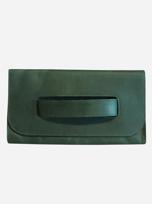 ABLE Mare Handle Clutch - Forest Color - SPARROW