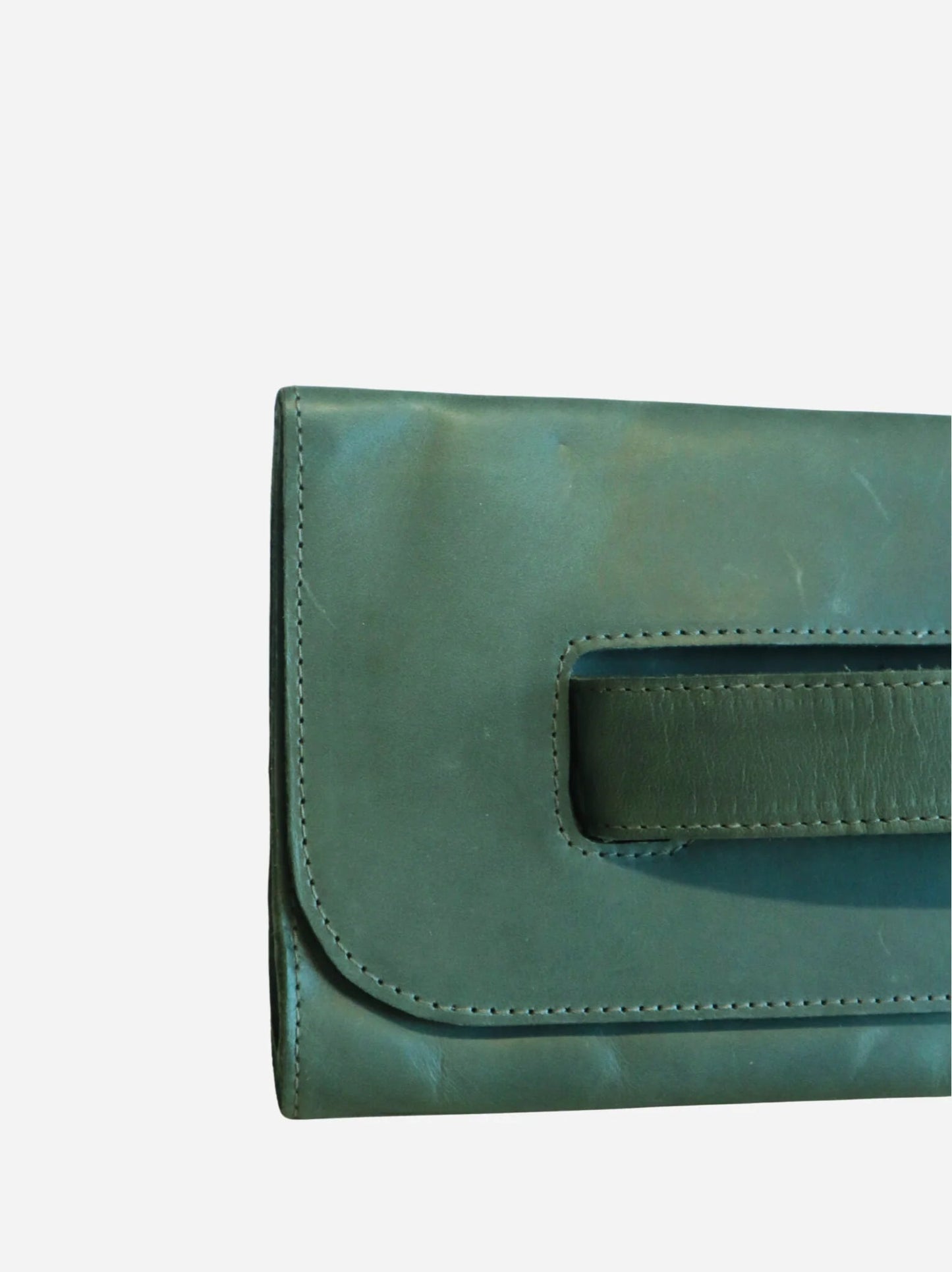 ABLE Mare Handle Clutch - Forest Color - SPARROW