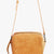 ABLE Medium Perforated Zipper Crossbody - Cognac - SPARROW