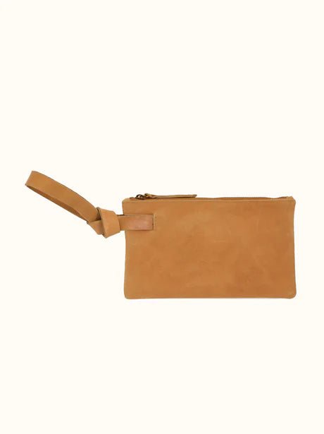 ABLE Rachel Wristlet - Cognac - SPARROW