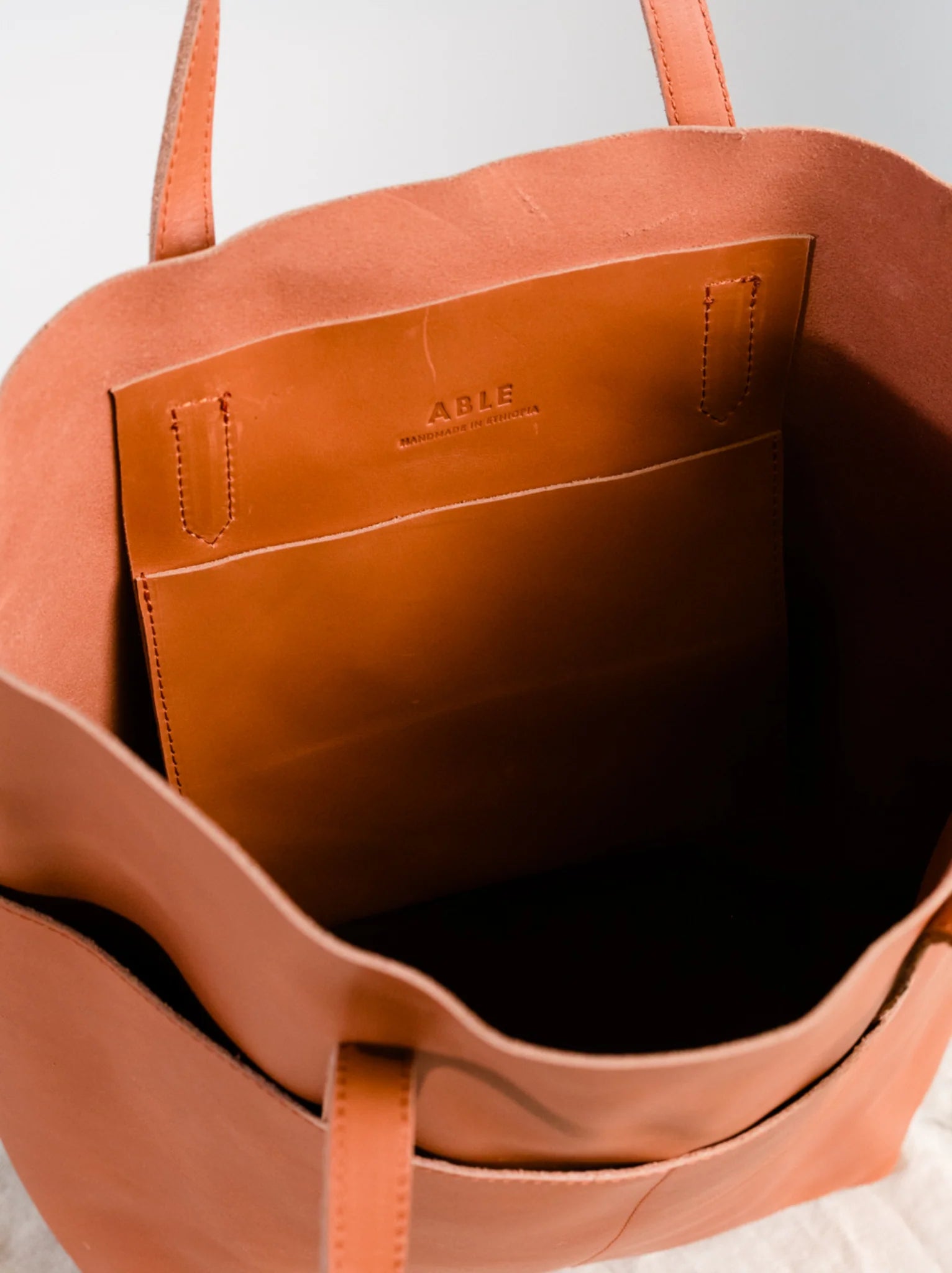 ABLE Selam Magazine Tote - Clay - SPARROW