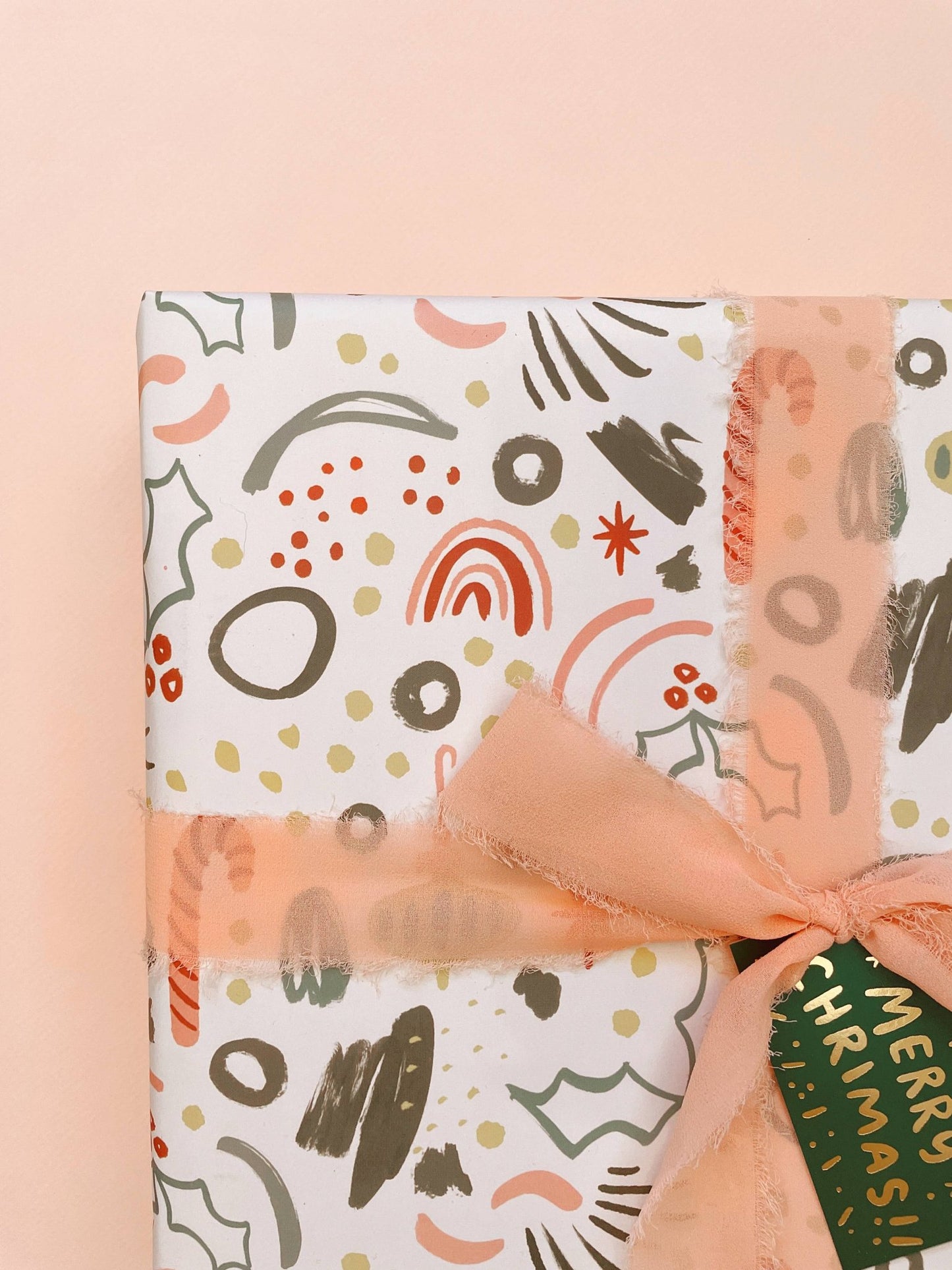 Abstract Wrapping Paper - 3 Sheet Roll - SPARROW