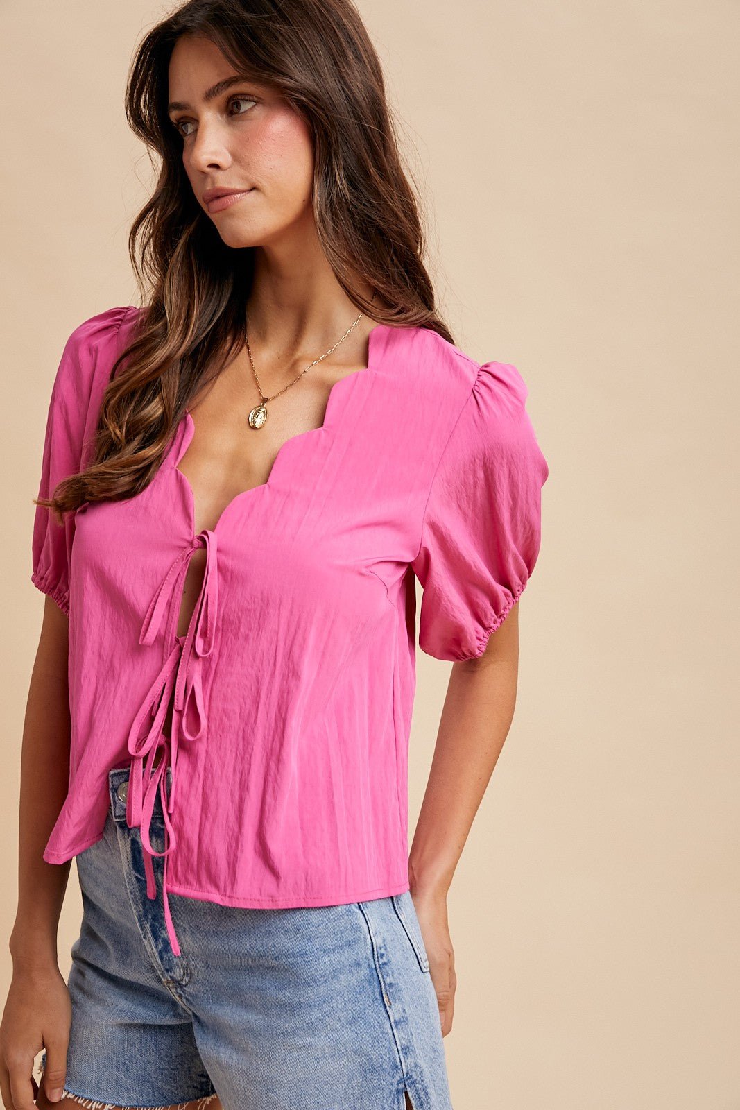 Addie Tie Top - SPARROW