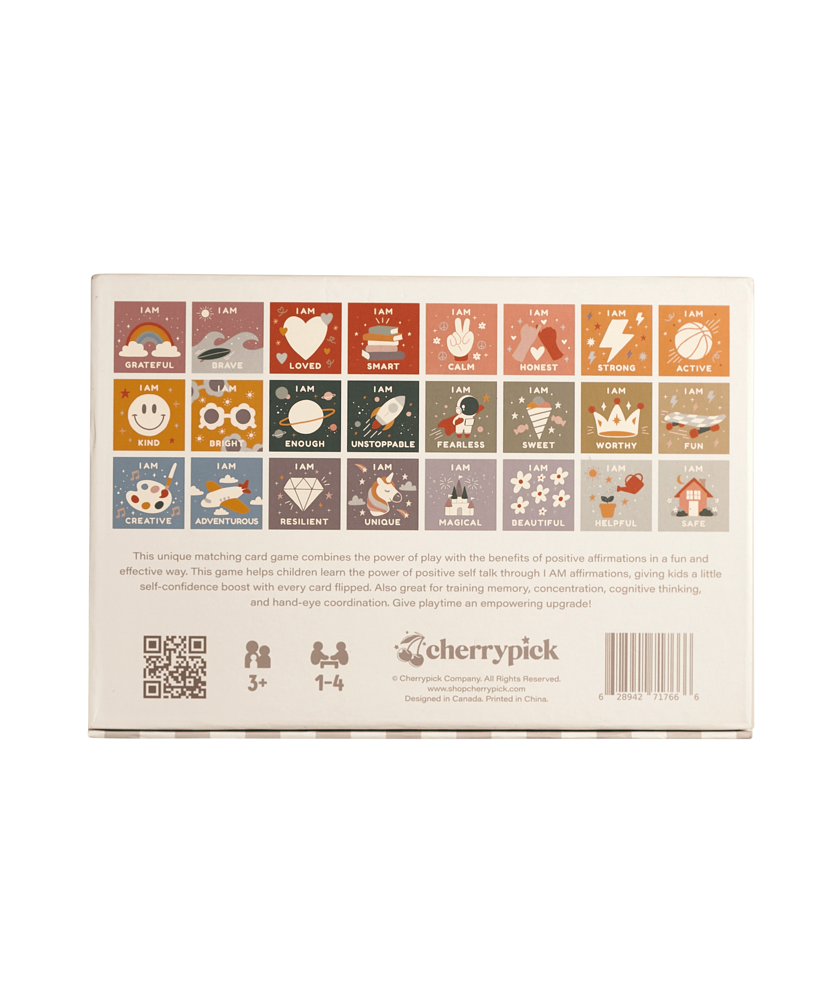 Affirmations for Kids Memory Matching Game - SPARROW
