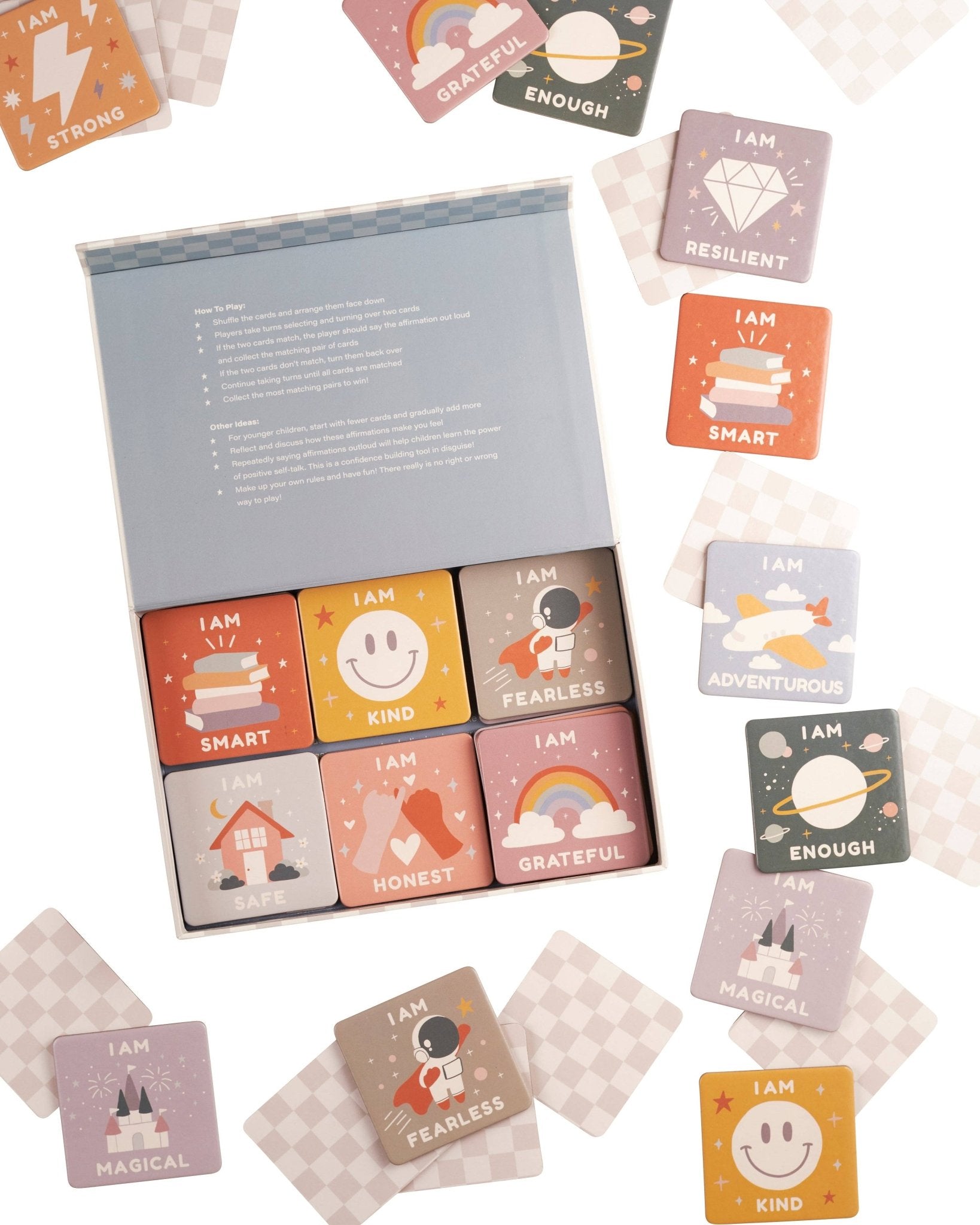 Affirmations for Kids Memory Matching Game - SPARROW