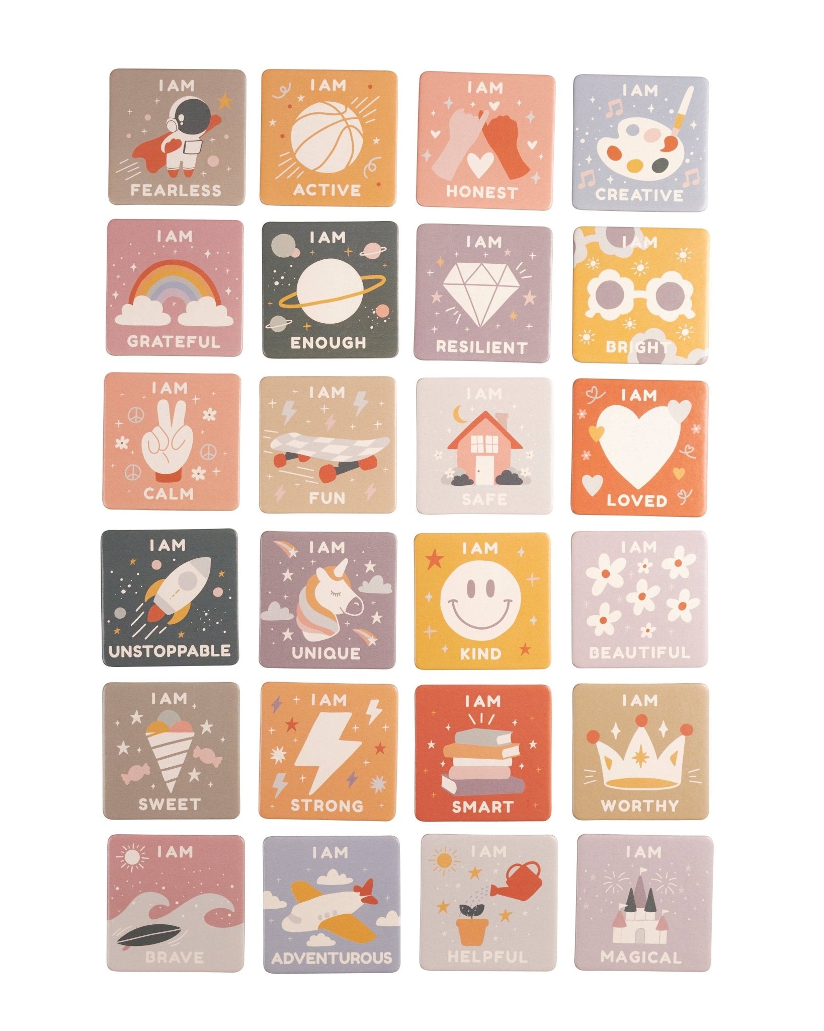 Affirmations for Kids Memory Matching Game - SPARROW
