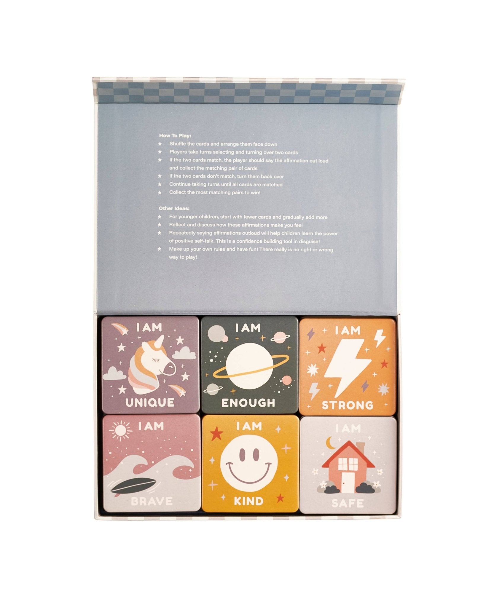 Affirmations for Kids Memory Matching Game - SPARROW
