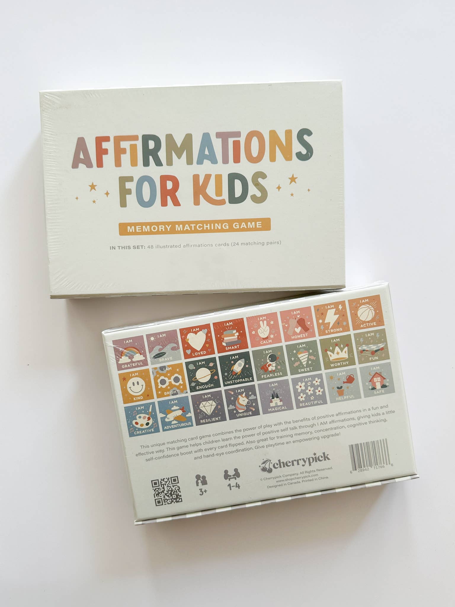 Affirmations for Kids Memory Matching Game - SPARROW