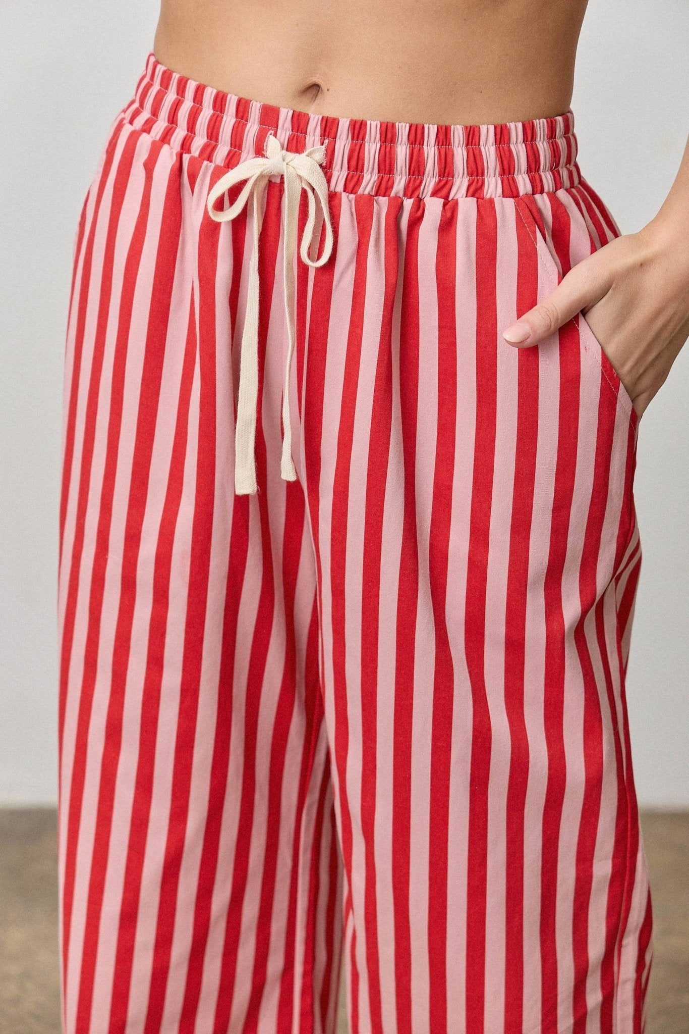 Alex Pants - Pink/Red - SPARROW