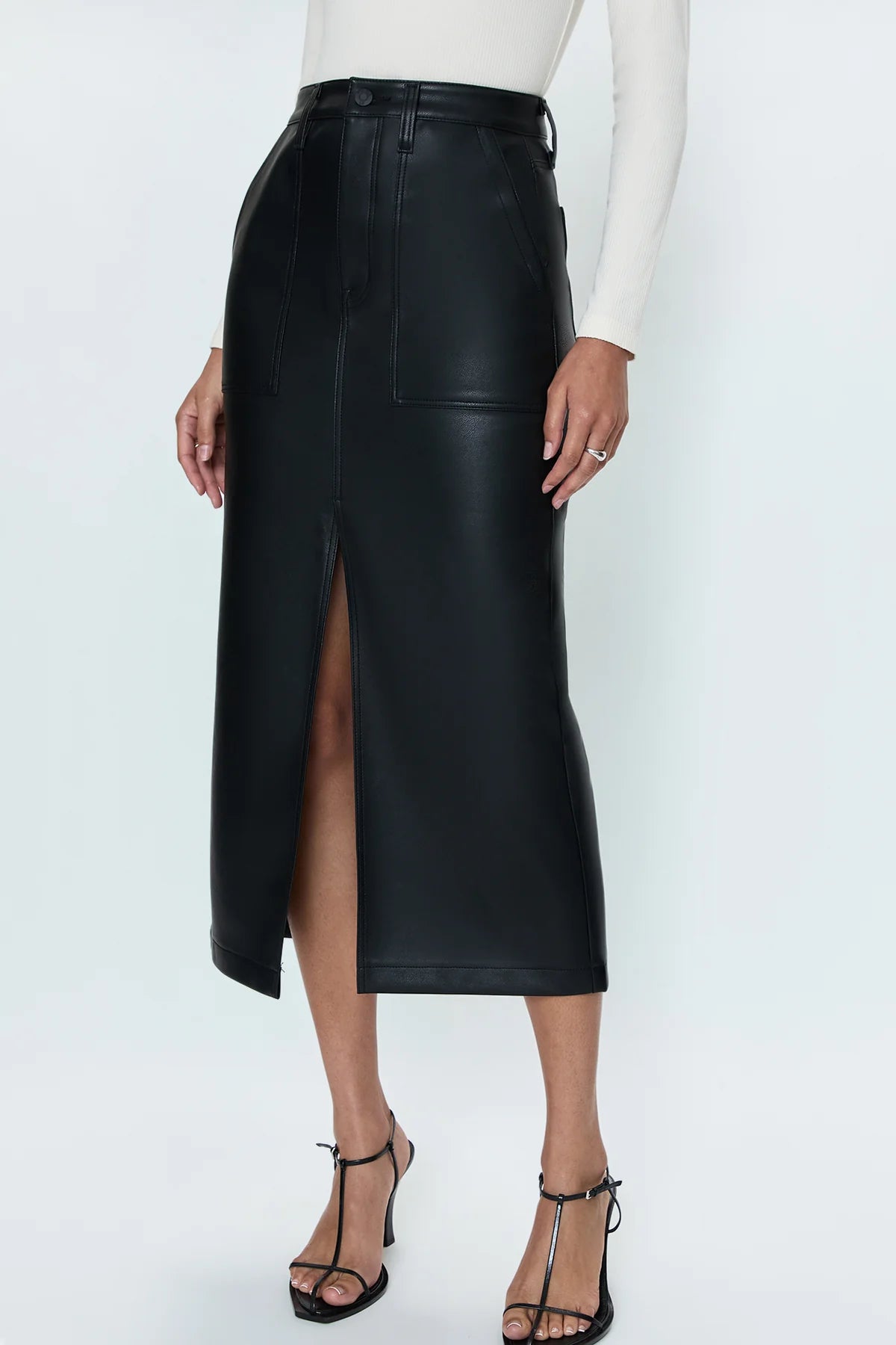 Pistola Alice Midi Skirt - Slate Black