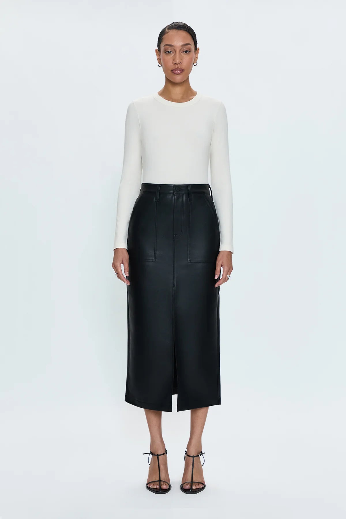 Pistola Alice Midi Skirt - Slate Black