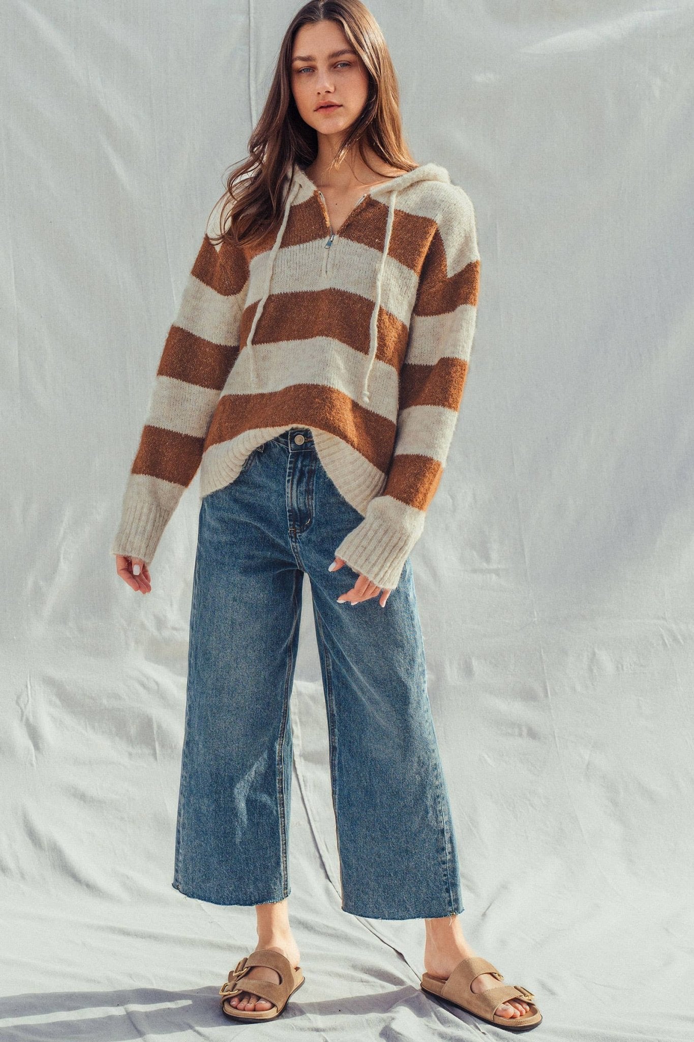 Alicia Wide Leg Jeans - SPARROW