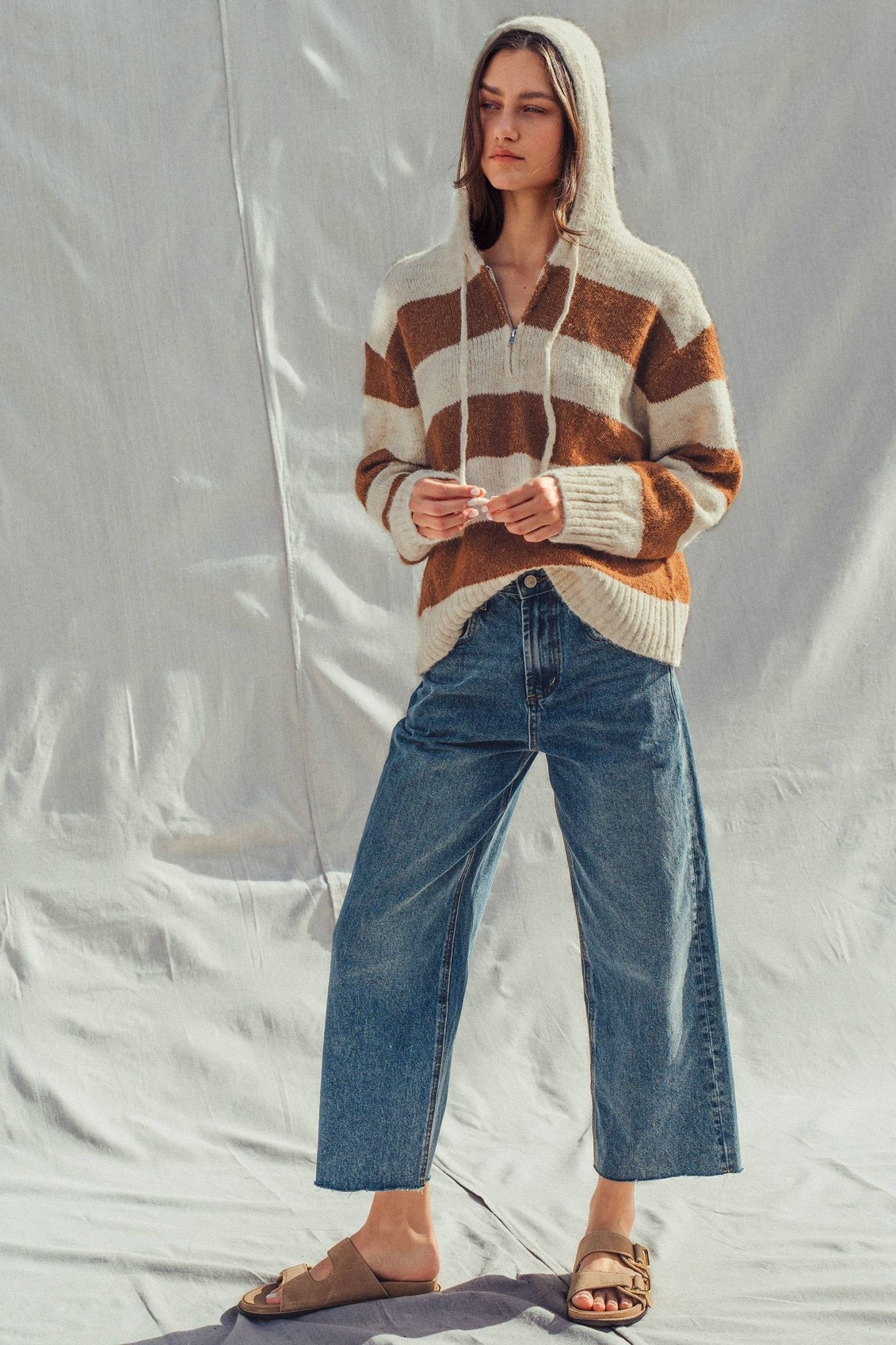 Alicia Wide Leg Jeans - SPARROW