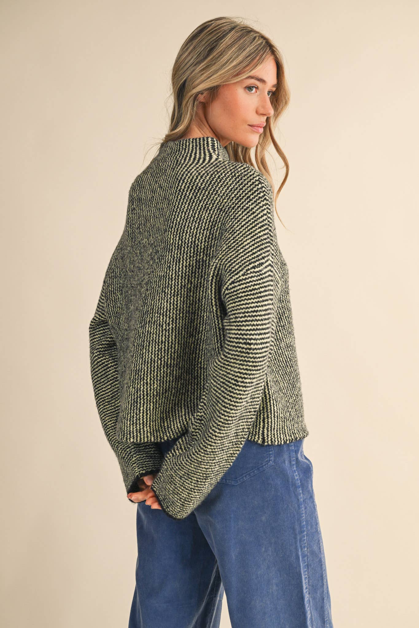 Alyssa Cardigan - Green - SPARROW