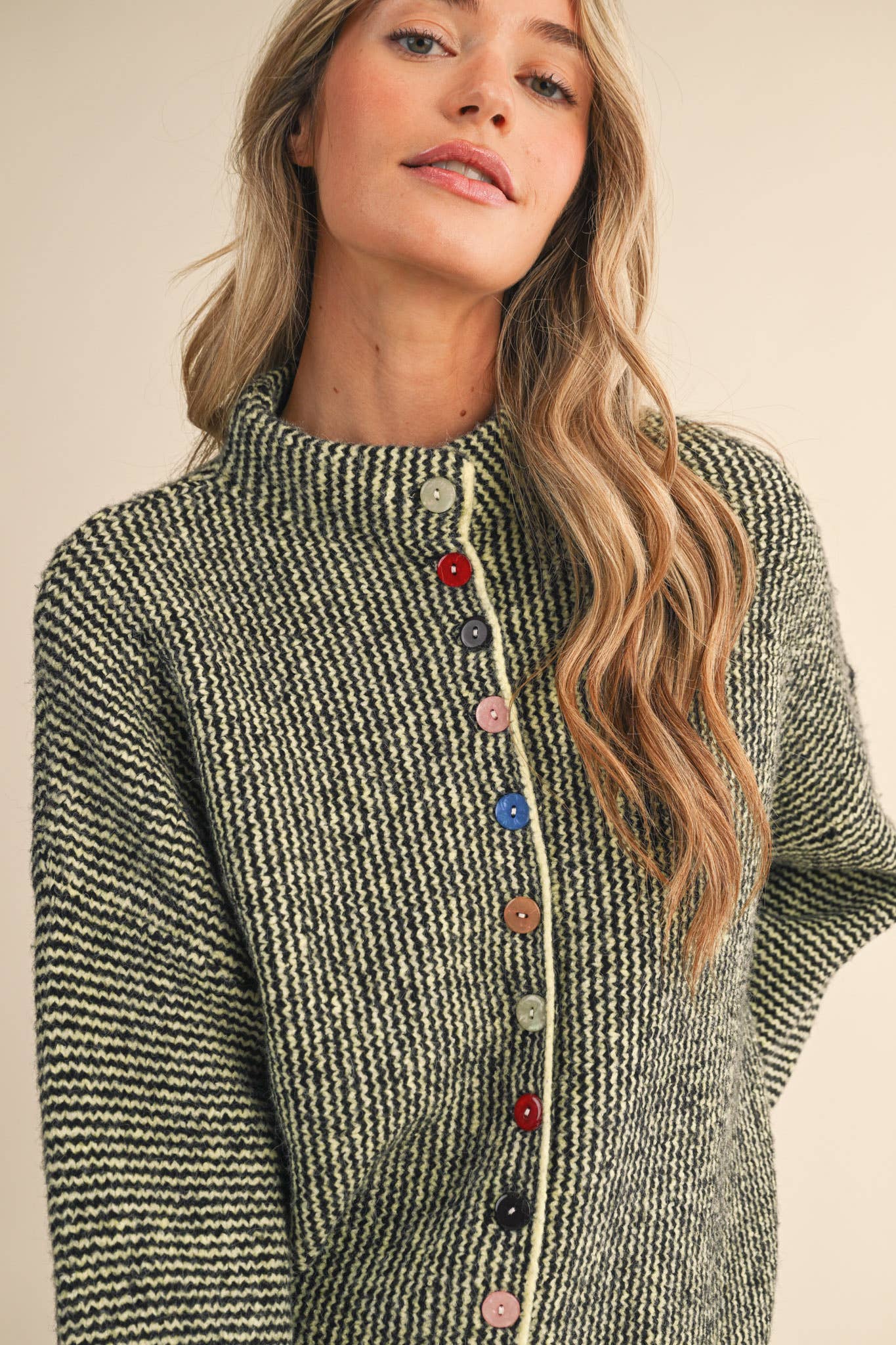Alyssa Cardigan - Green - SPARROW