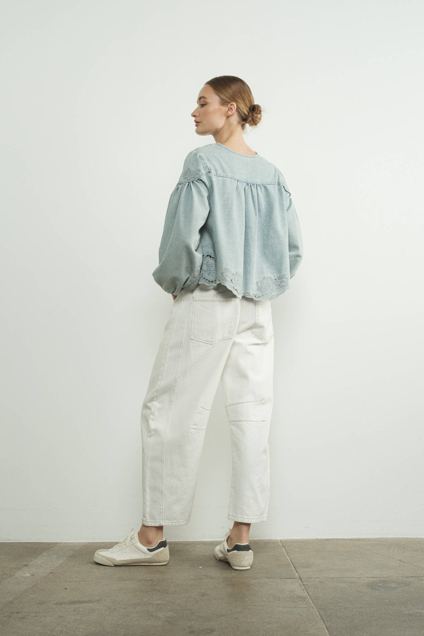 Alyssa Top - Denim - SPARROW
