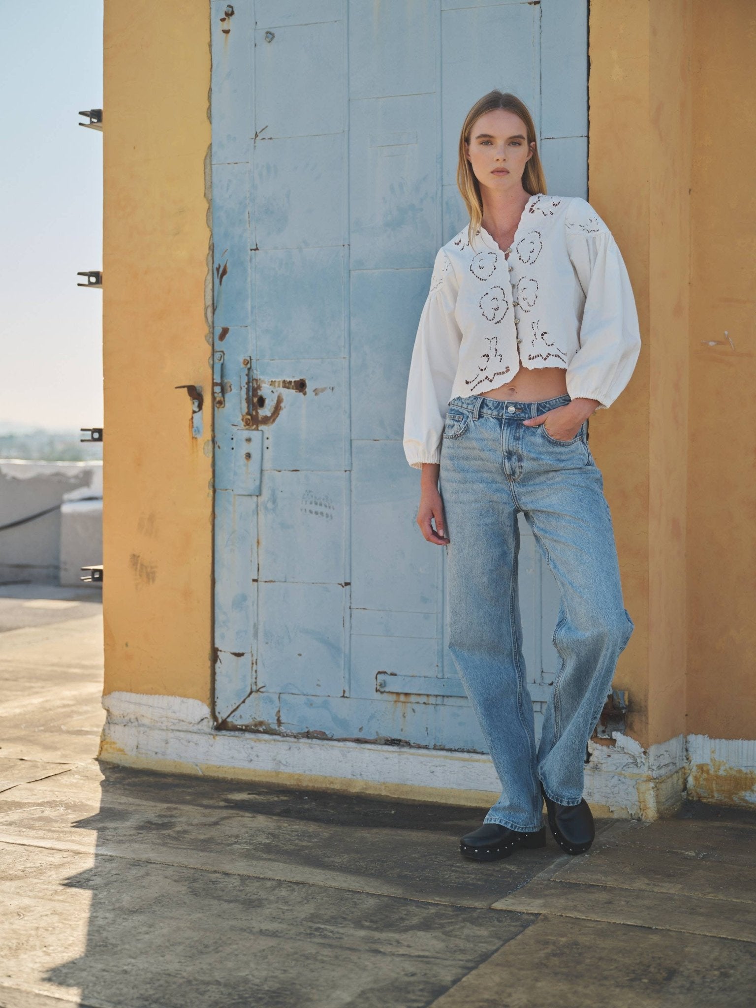 Alyssa Top - White - SPARROW
