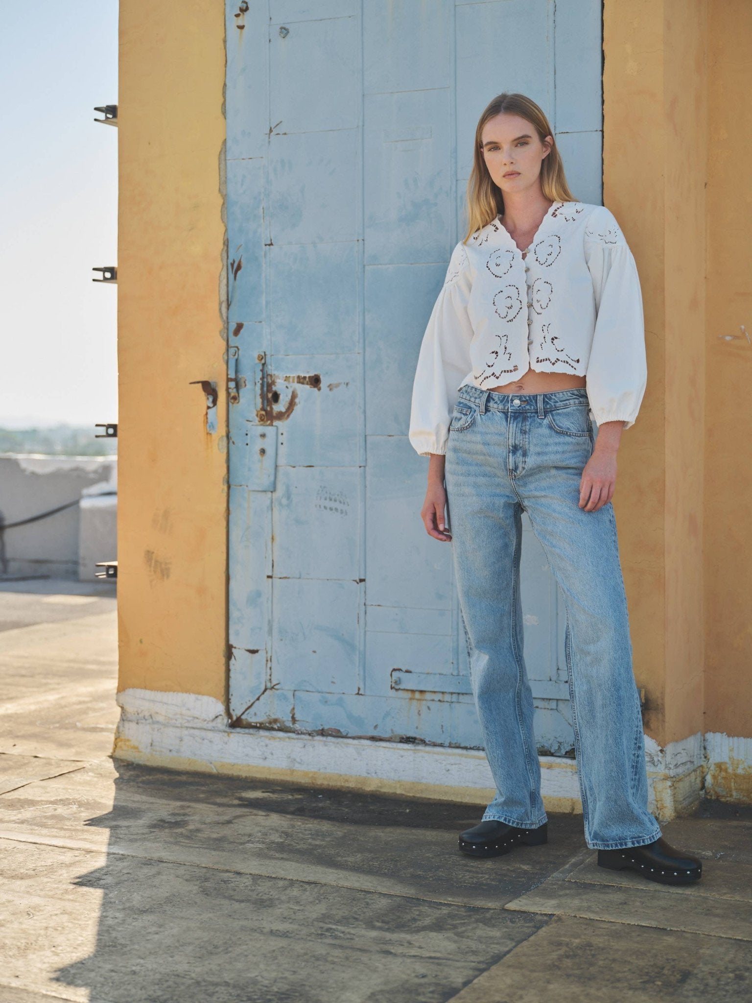 Alyssa Top - White - SPARROW