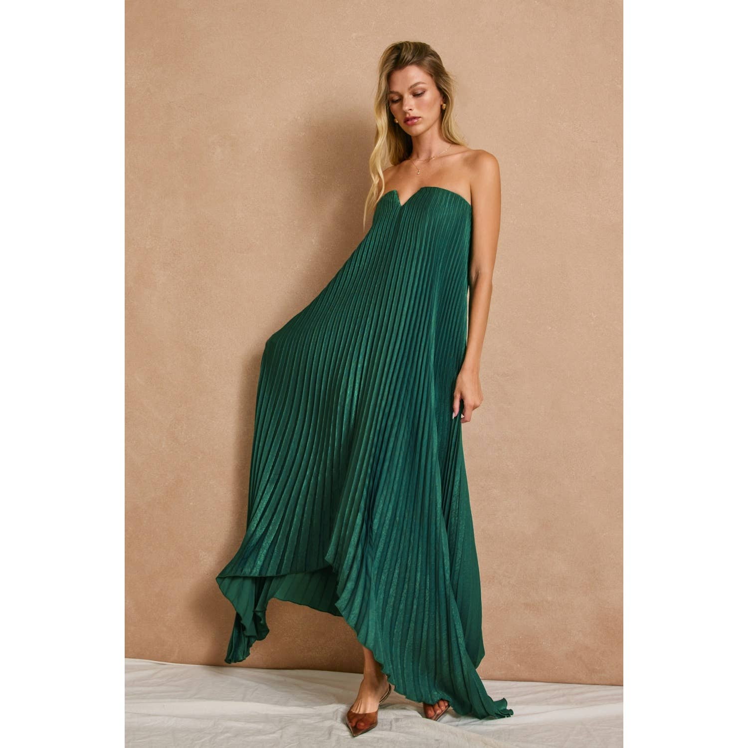 Amara Maxi Dress - Emerald - SPARROW