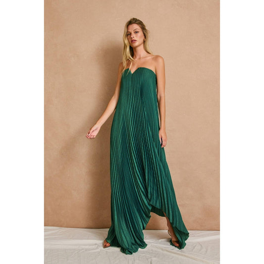 Amara Maxi Dress - Emerald - SPARROW