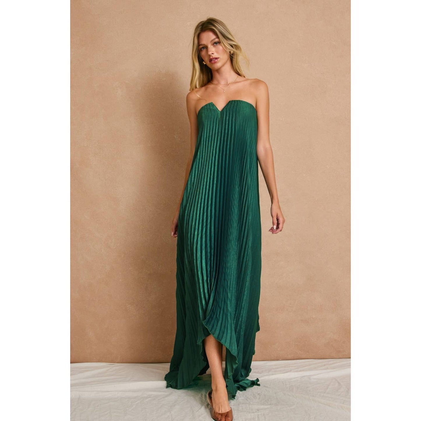 Amara Maxi Dress - Emerald - SPARROW
