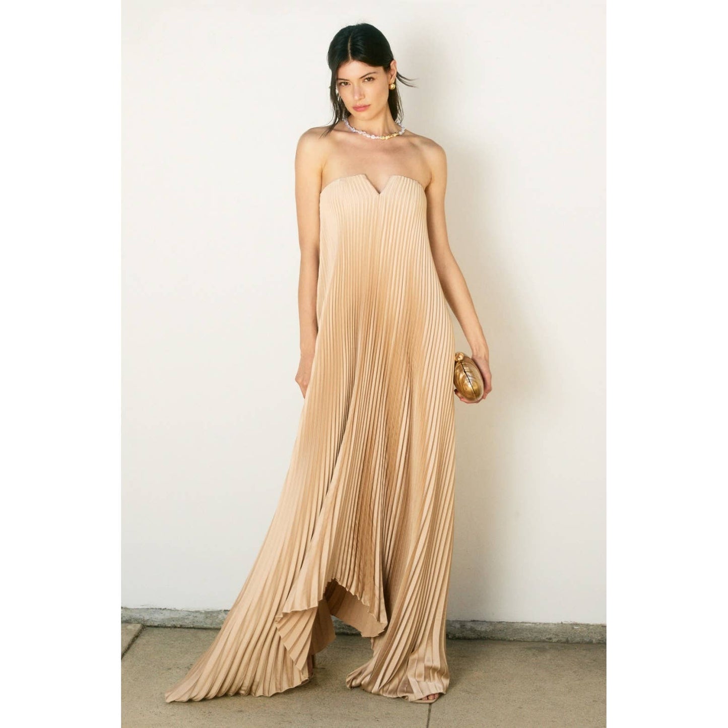 Amara Maxi Dress - Oyster - SPARROW