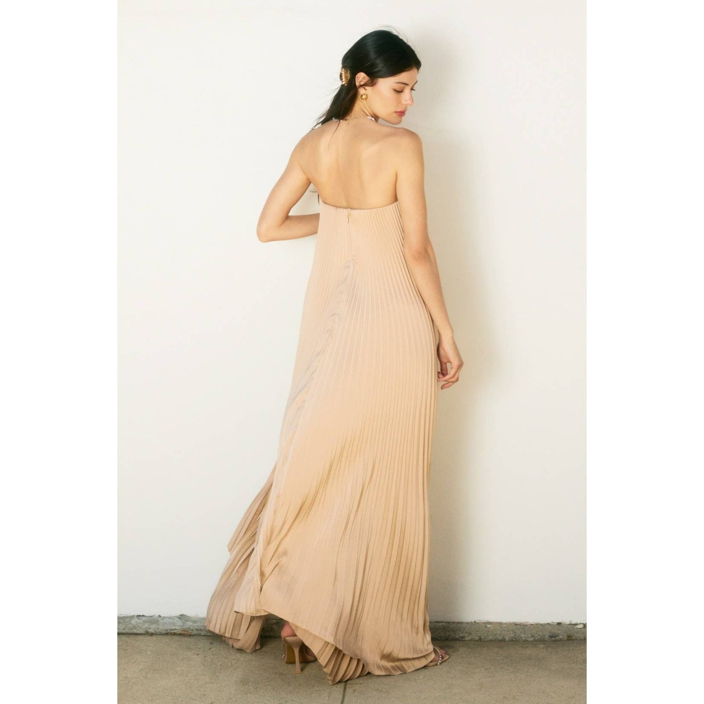 Amara Maxi Dress - Oyster - SPARROW