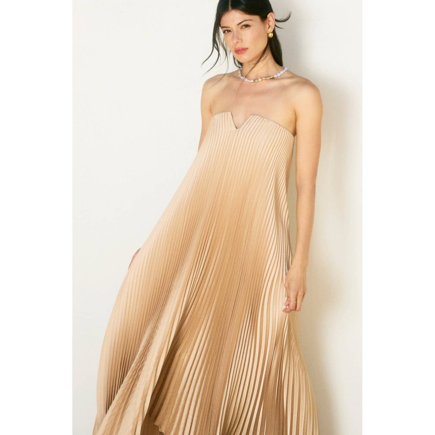 Amara Maxi Dress - Oyster - SPARROW