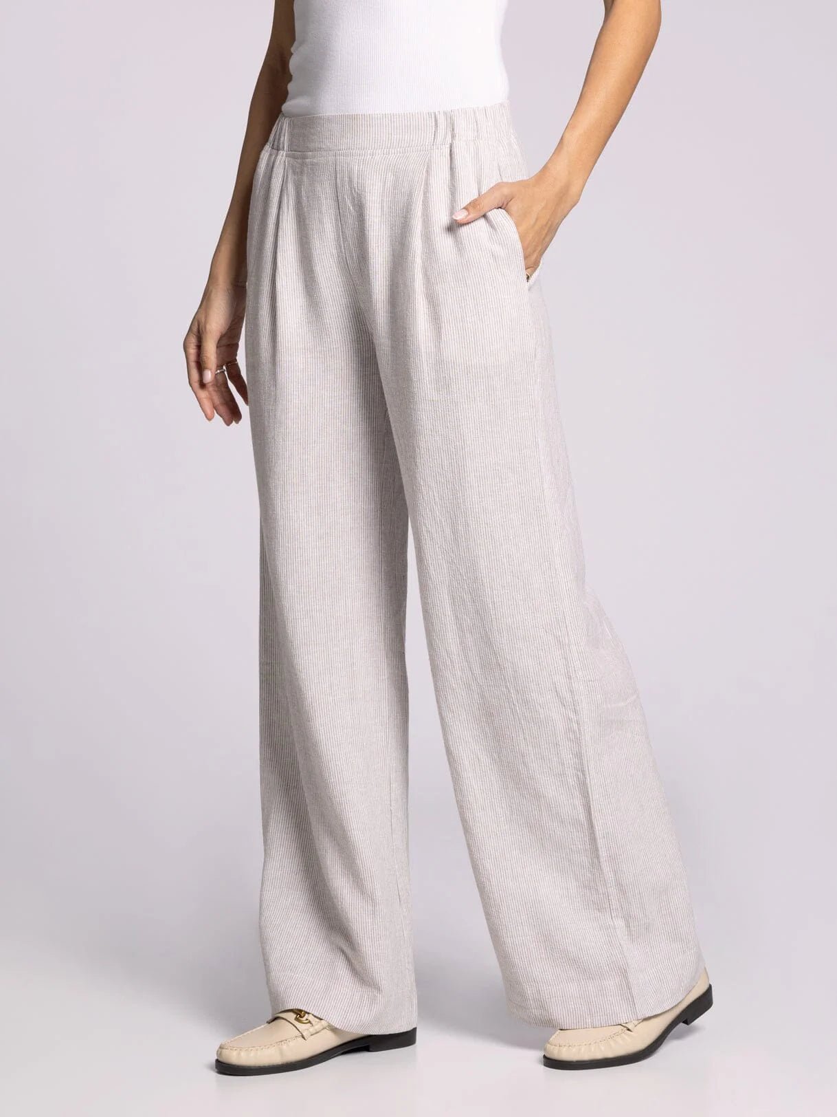 Anastasia Pants - White Oak - SPARROW