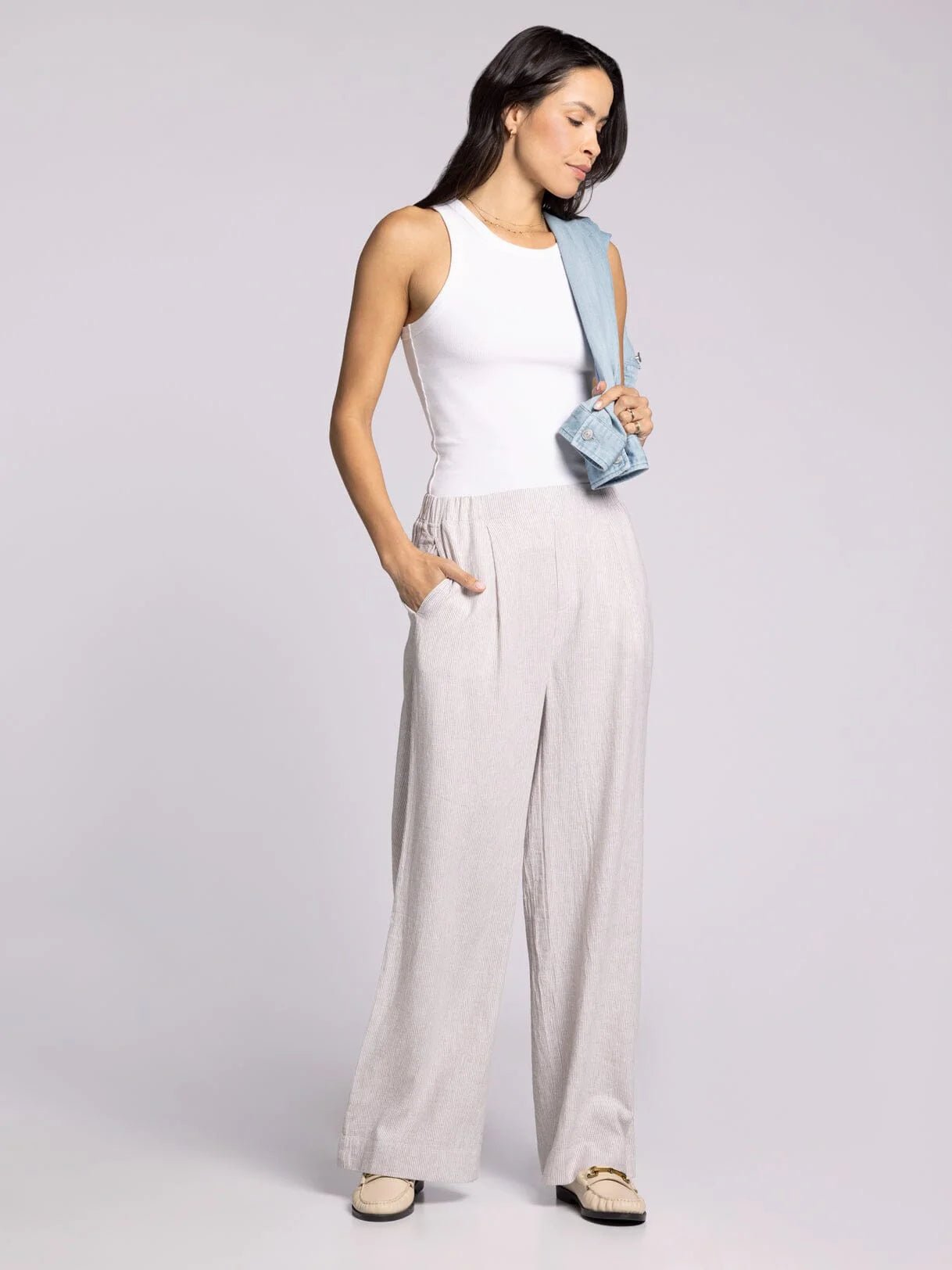 Anastasia Pants - White Oak - SPARROW