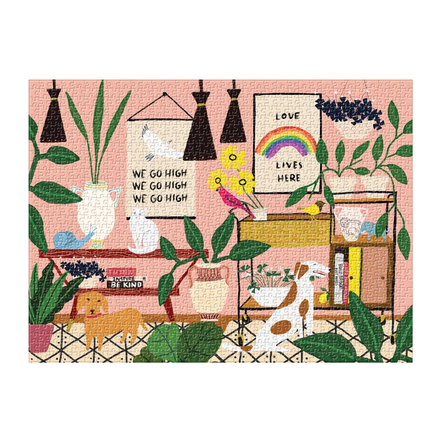 Anne Bentley Love Lives Here 1000 Piece Puzzle - SPARROW