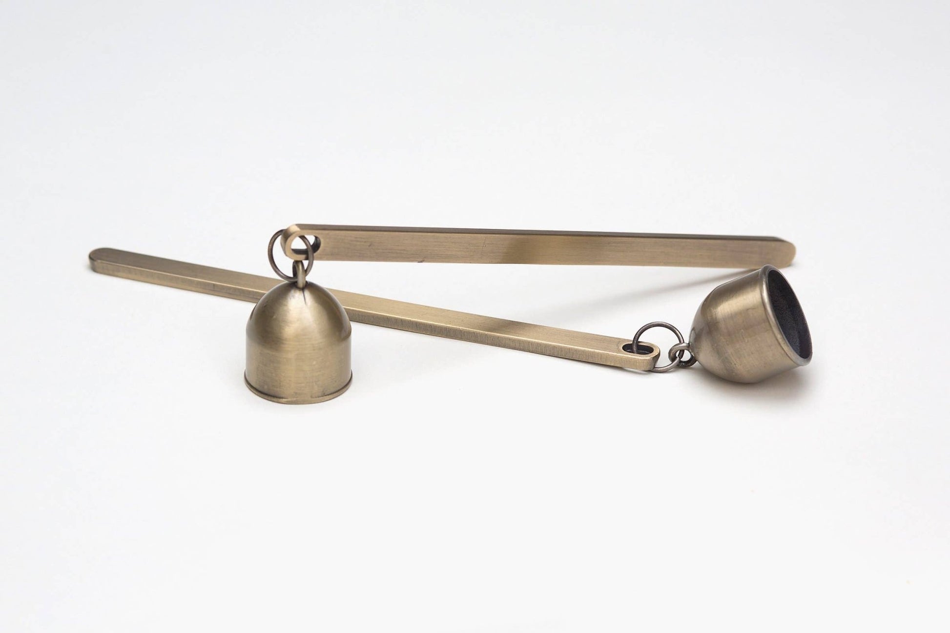 Antique Brass Bell Snuffer - SPARROW