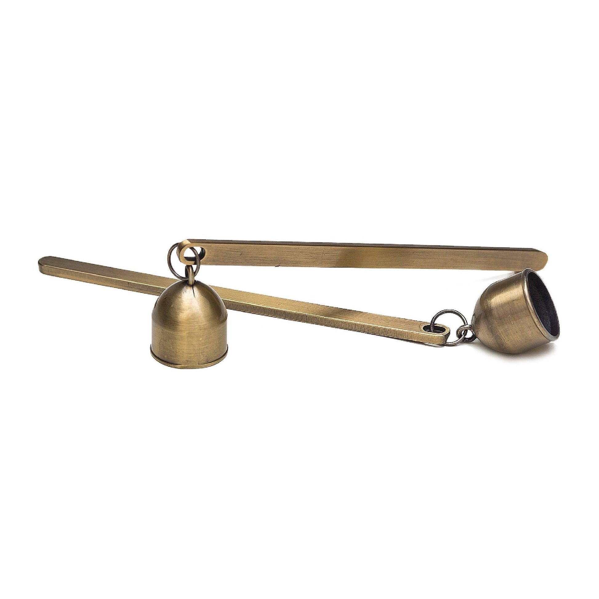 Antique Brass Bell Snuffer - SPARROW