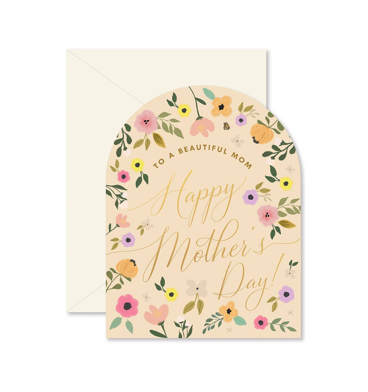 Arch Beautiful Mother's Day Floral Greeting Card - SPARROW