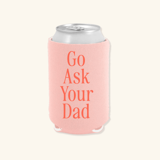 Ask Dad Regular Can Koozie - SPARROW