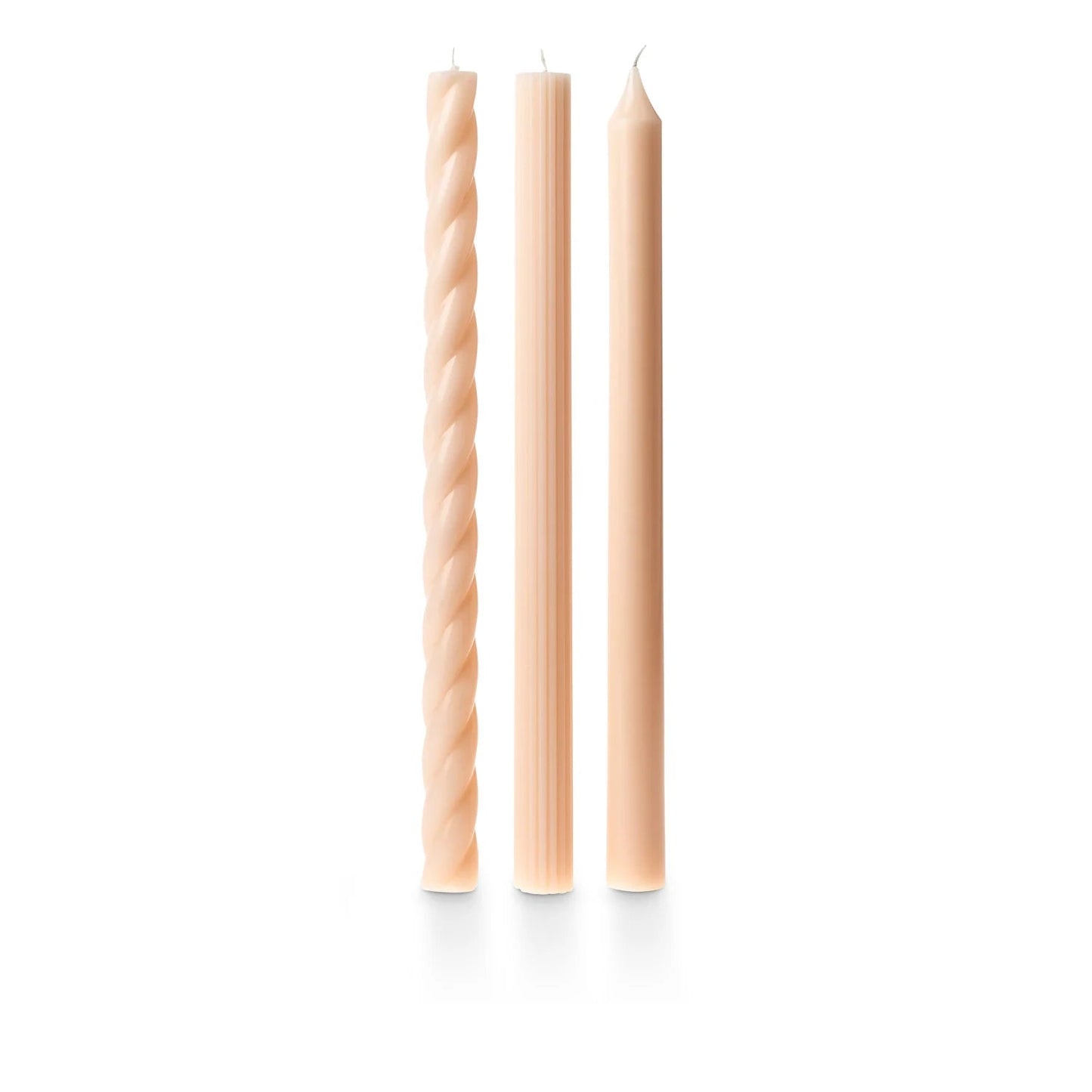 Assorted Candle Tapers 3 - Pack - Blush - SPARROW