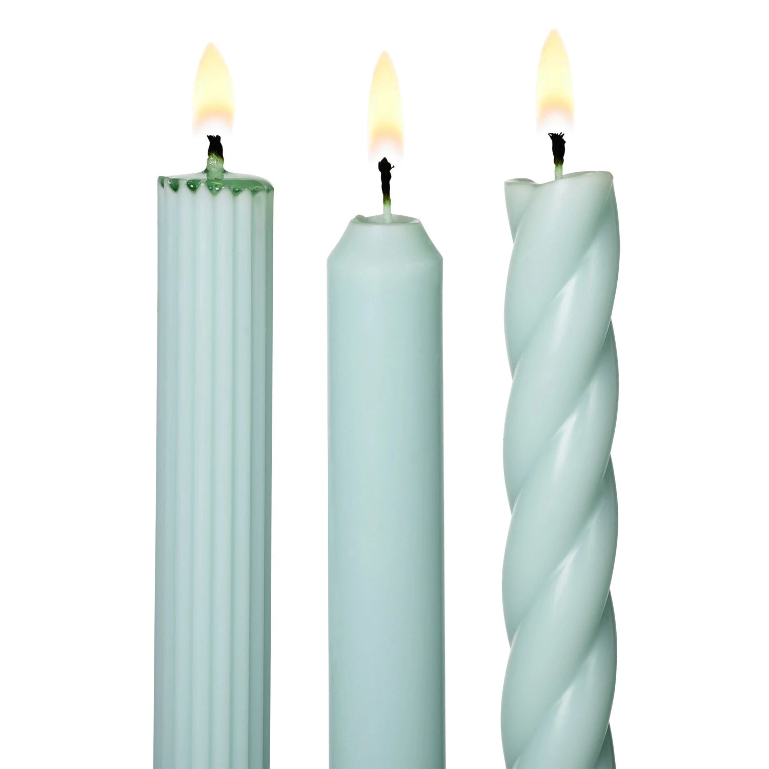 Assorted Candle Tapers 3 - Pack - Light Blue - SPARROW