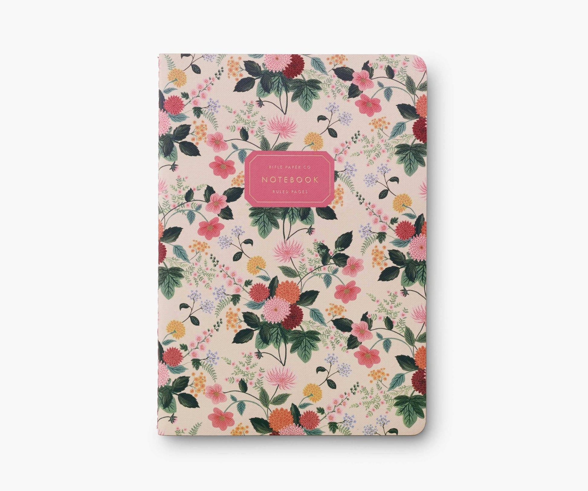 Assorted Set of 3 Dahlia Notebooks - SPARROW