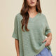 Ava Knit Top - Sage - SPARROW