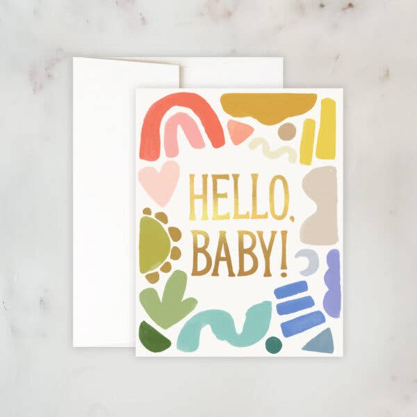 Baby Shapes Card - SPARROW