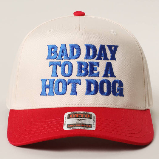 Bad Day to be a Hot Dog Hat - Red - SPARROW