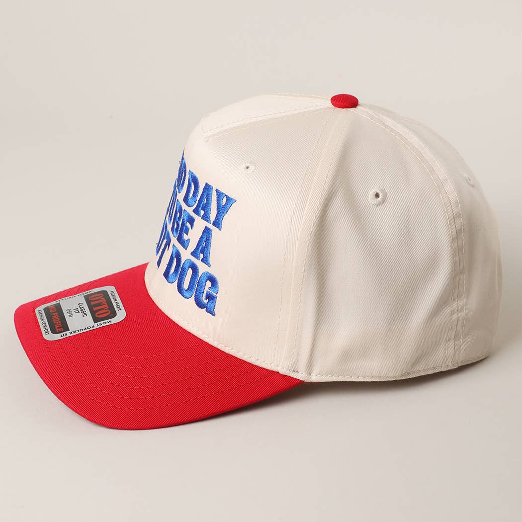 Bad Day to be a Hot Dog Hat - Red - SPARROW