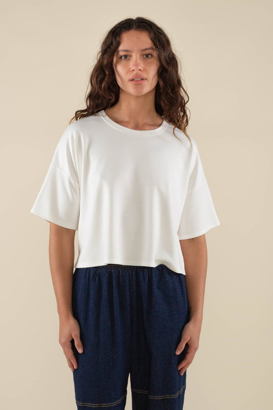 Bailey Top - Ivory - SPARROW