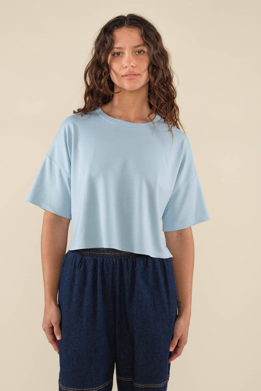Bailey Top - Sky Blue - SPARROW
