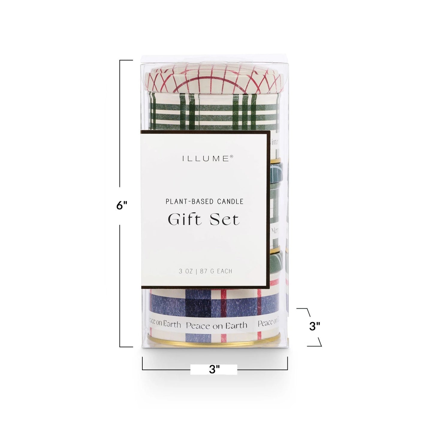 Balsam & Cedar Noble Holiday Tin Trio Gift Set - SPARROW